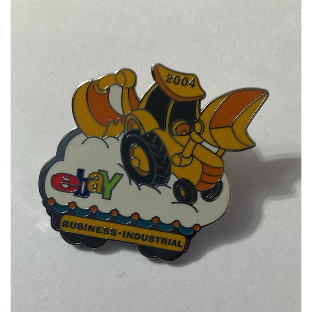 Ebay Live 2004 Business Industrial Backhoe Vintage Enamel Lapel Pin